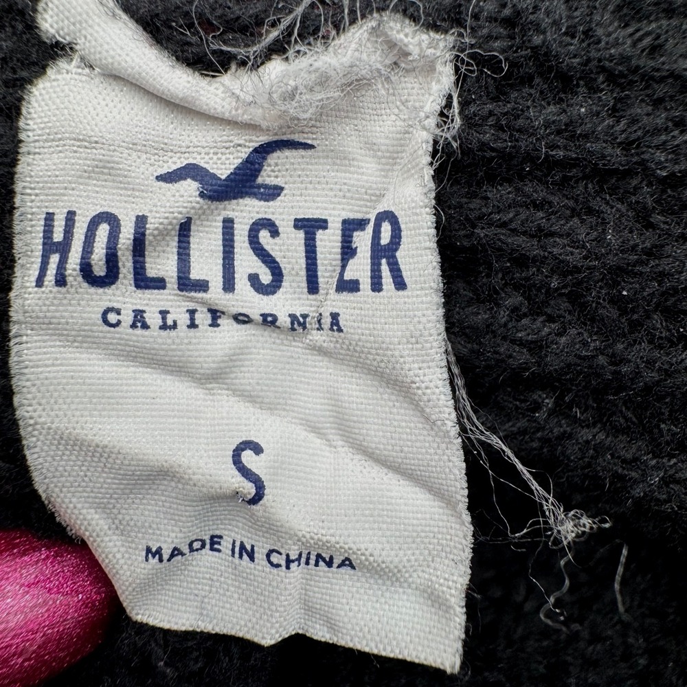 Hollister Black Shaker‎ Knit Sweater With Twist Back Womens Small - Picture 2 of 5